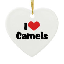 I Love Camels Ornament