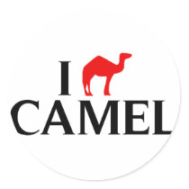 I Love Camels Sticker
