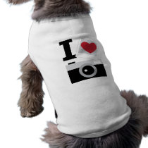 I love camera pet clothing by PencilPlus I love camera pet clothing