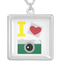 I love camera custom necklace