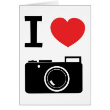 I love Cameras Greeting Cards