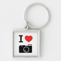I love Cameras Key Chains