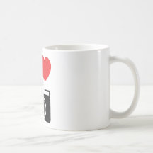 I love Cameras Mugs