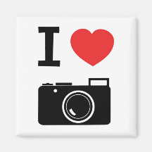 I love Cameras Refrigerator Magnet