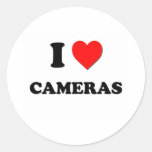 I love Cameras Sticker
