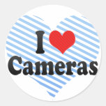 I Love Cameras Stickers