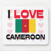 I Love Cameroon mousepads