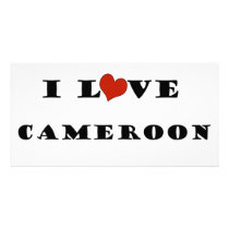 I Love Cameroon Picture Card