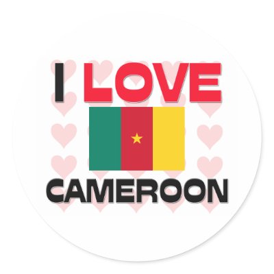 I Love Cameroon Sticker by tshirtshirts