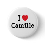 I love Camille heart T-Shirt Buttons