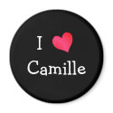 I Love Camille magnets by definingyou I Love Camille magnets