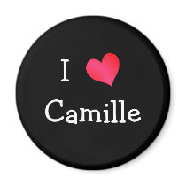 I Love Camille magnets by definingyou I Love Camille magnets