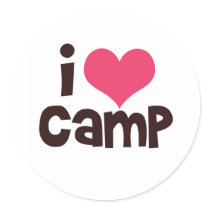 I Love Camp stickers by jgh96sbc I Love Camp stickers