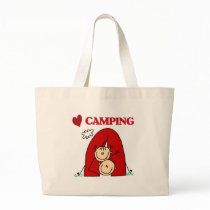 I Love Camping bags by stick_figures I Love Camping bags