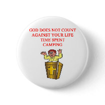 i love camping buttons