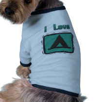 I Love Camping pet clothing