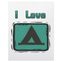 I Love Camping letterhead