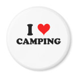I Love Camping Magnets