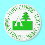 I love camping magnets