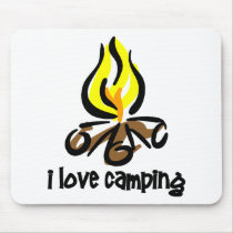 i love camping mousepads by HollandDesign i love camping mousepads
