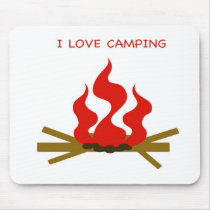 I LOVE CAMPING mousepads by art4stars I LOVE CAMPING mousepads