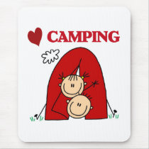 I Love Camping mousepads by stick_figures I Love Camping mousepads