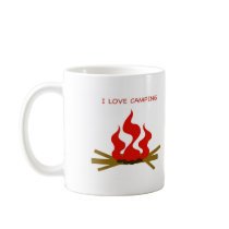 I LOVE CAMPING COFFEE MUGS