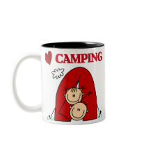 I Love Camping mugs by stick_figures I Love Camping mugs