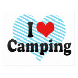 I Love Camping Post Cards