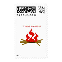 I LOVE CAMPING postage by art4stars I LOVE CAMPING postage
