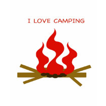 I LOVE CAMPING t-shirts by art4stars I LOVE CAMPING t-shirts