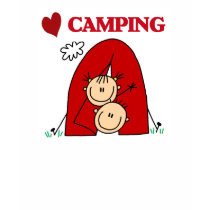 I Love Camping t-shirts by stick_figures I Love Camping t-shirts