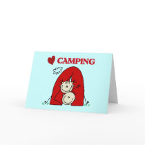 I Love Camping Tshirts and Gifts cards by stick_figures I Love Camping Tshirts and Gifts cards