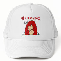 I Love Camping Tshirts and Gifts hats by stick_figures I Love Camping Tshirts and Gifts hats