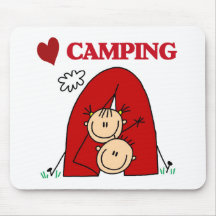 I Love Camping Tshirts and Gifts Mouse Pads