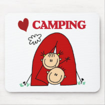 I Love Camping Tshirts and Gifts mousepads by stick_figures I Love Camping Tshirts and Gifts mousepads