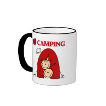 I Love Camping Tshirts and Gifts mugs by stick_figures I Love Camping Tshirts and Gifts mugs
