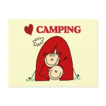 I Love Camping Tshirts and Gifts postcards by stick_figures I Love Camping Tshirts and Gifts postcards