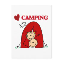 I Love Camping Tshirts and Gifts postcards by stick_figures I Love Camping Tshirts and Gifts postcards
