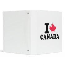 I love Canada 3 Ring Binder