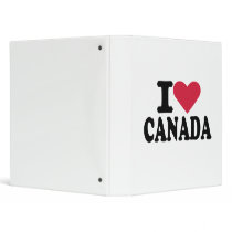 I love Canada Vinyl Binder