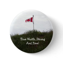 I Love Canada Button