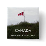 I Love Canada Button