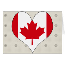 I Love Canada Card
