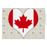 I Love Canada Card