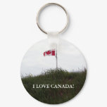 I Love Canada Key Chain