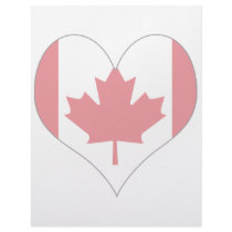 I Love Canada Customized Letterhead