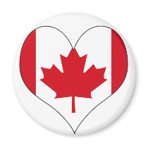 I Love Canada Fridge Magnets