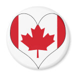 I Love Canada magnets