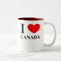 I love Canada mugs by burntright I love Canada mugs